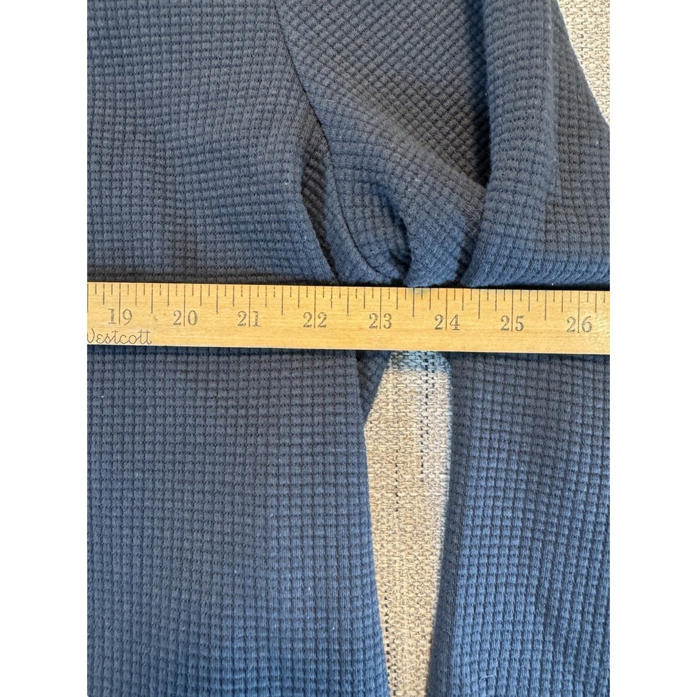 Flag and Anthem 1/4 Zip Pullover Sweatshirt Men's XL Gray blue - Picture 3 of 13